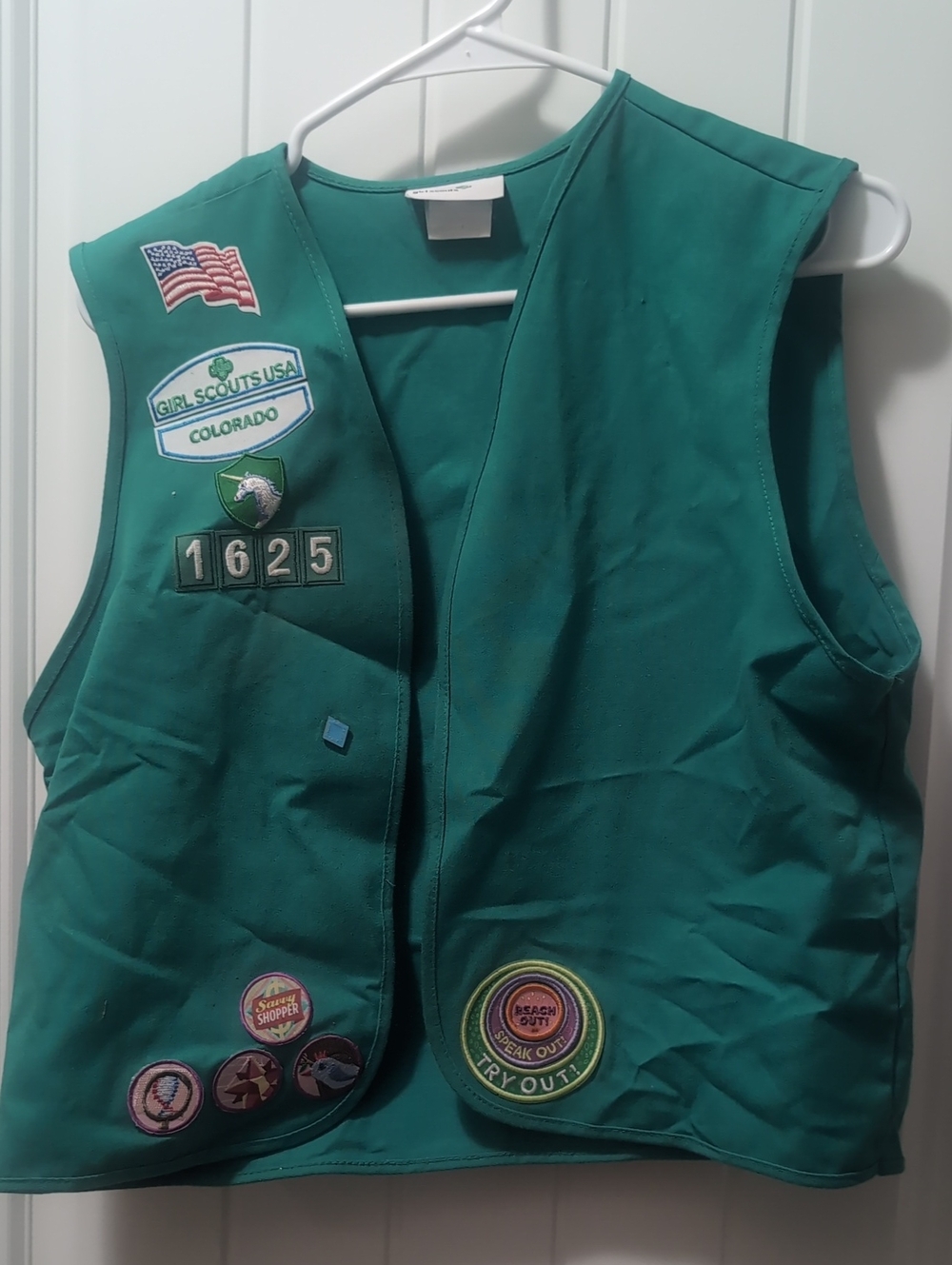 Vintage Girl Scouts Vest Vintage Patches
